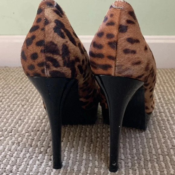 Nine West Cheetah Print Calf Hair Stilettos - Picture 5 of 9